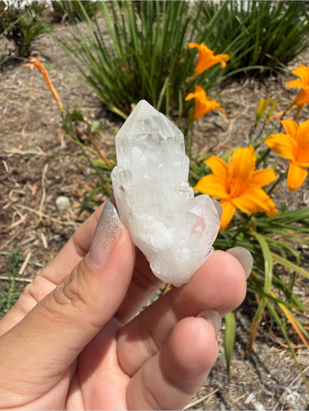 Natural Madagascar Pineapple Quartz Cluster | Raw Candle Quartz Specimen,A608